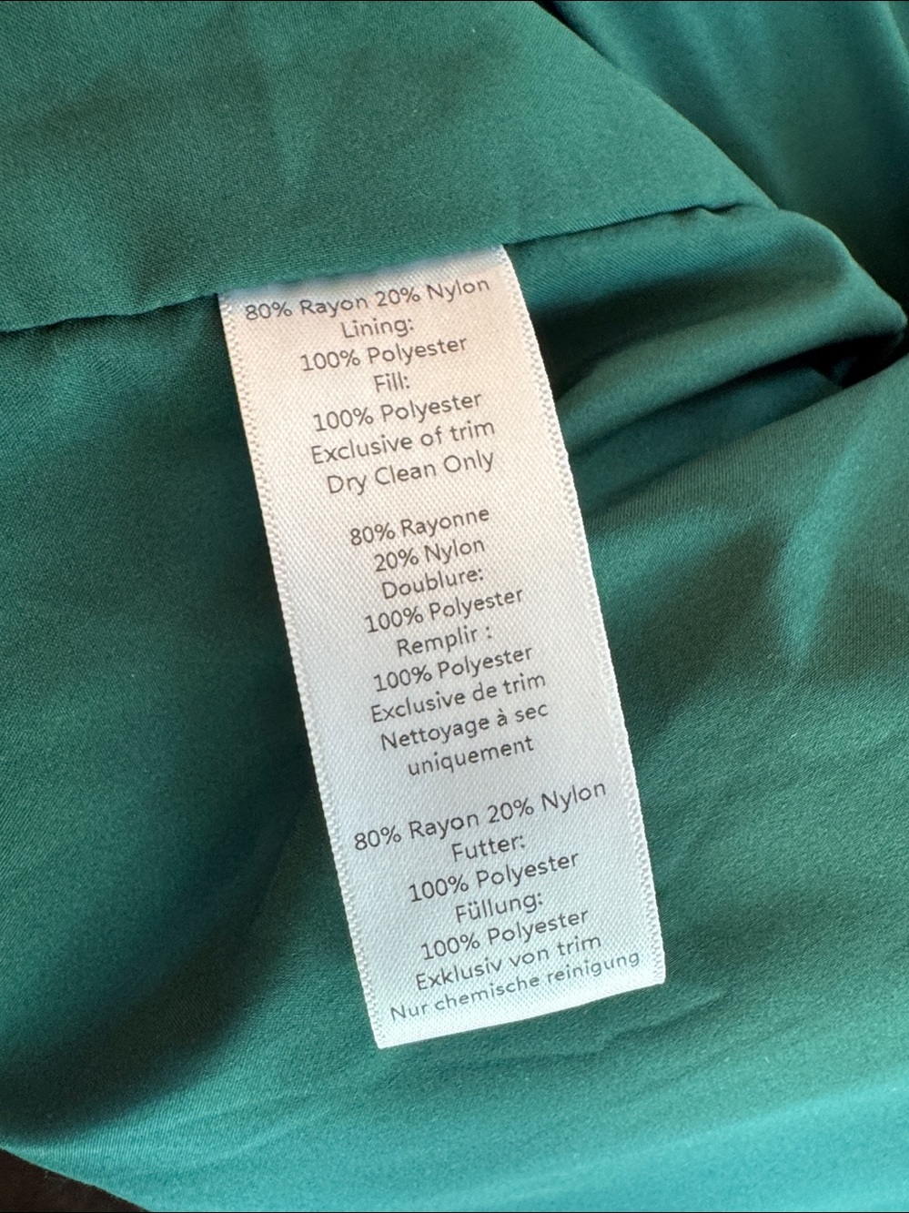 Emerald Green Velvet Puffer Jacket Anthropologie - Picture 10 of 11